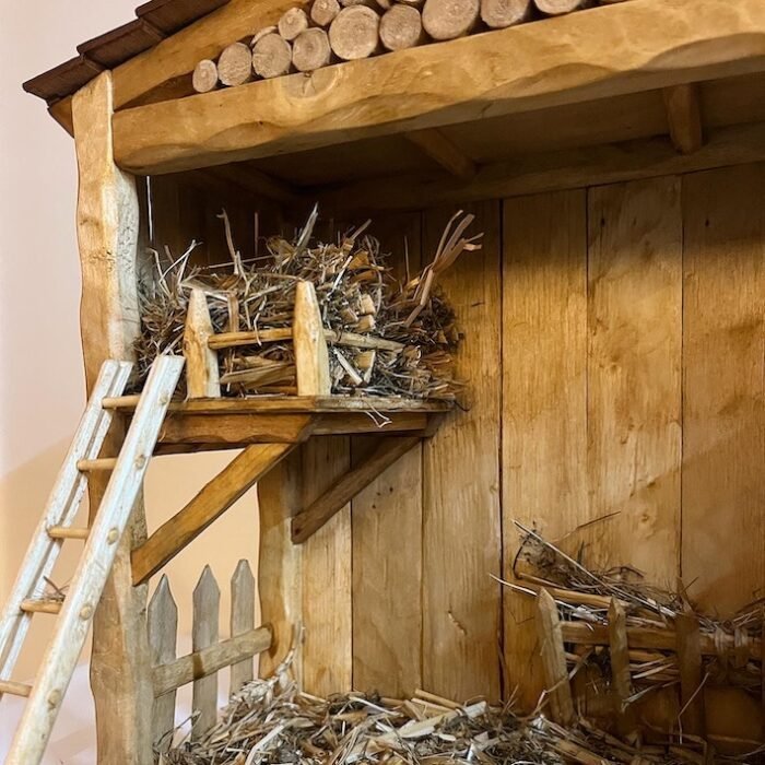 Crèche de Noël Sagrada Familia Foi et Bois