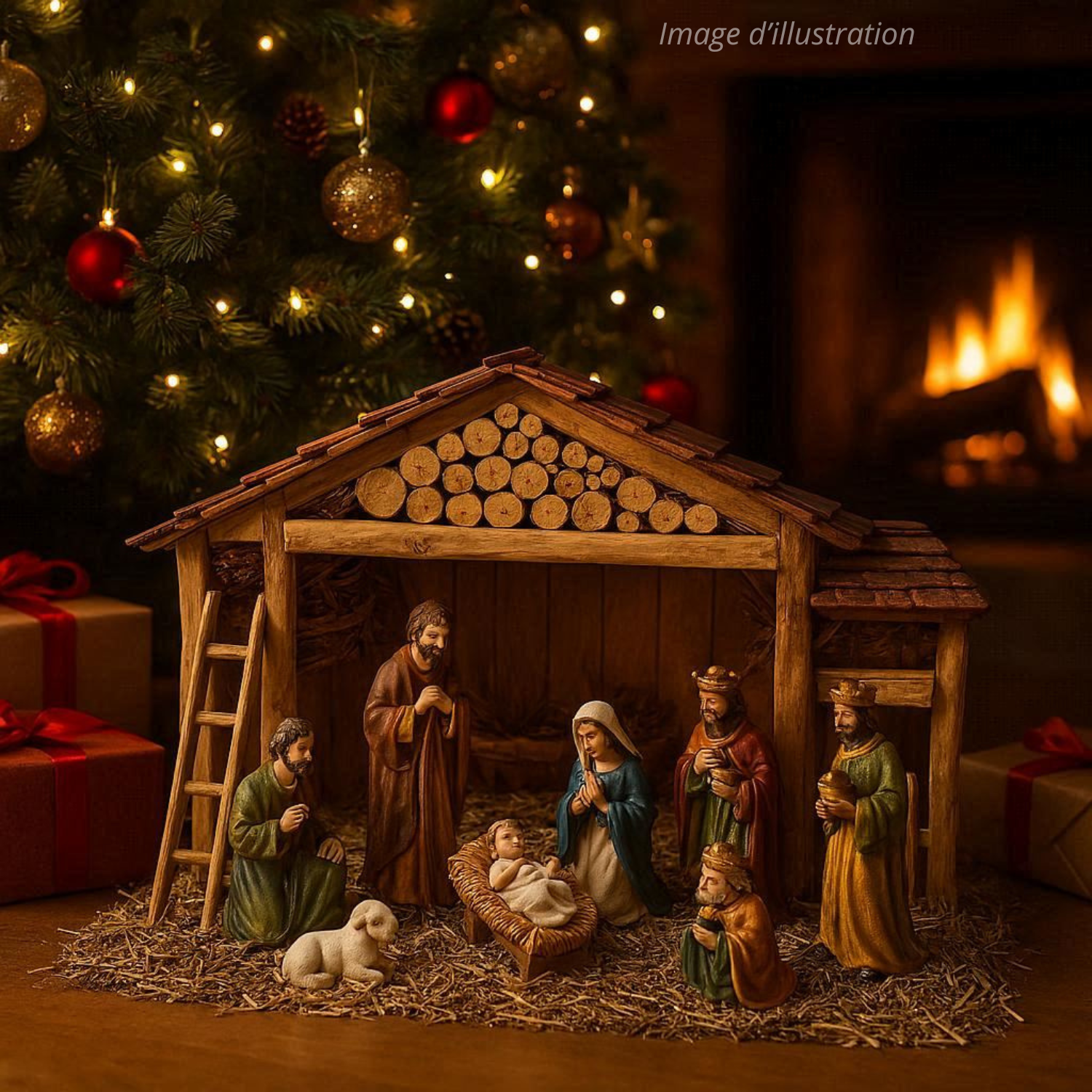 Crèche de Noël Jesus – Image 12